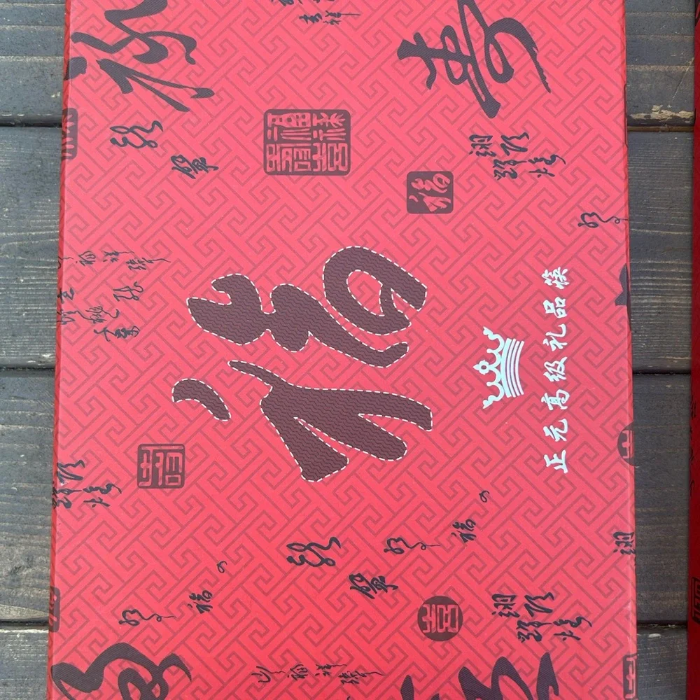 SET‎ 5 Pairs Chopsticks/Rests/Gift Box Wood Pyrograph Carved New In Box